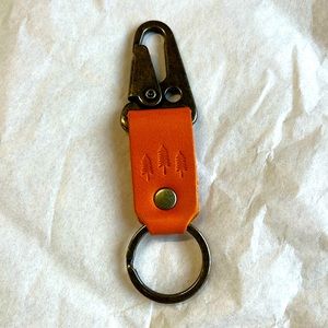 NEW Portland Leather Short Keychain